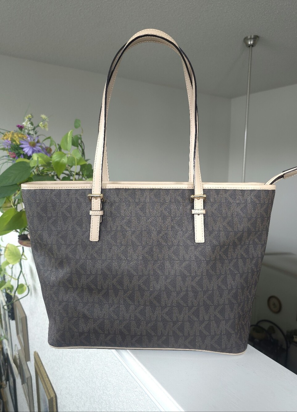 Michael Kors Monogram Tote Bag